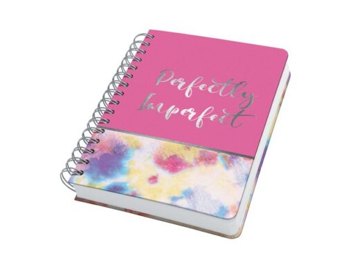 Sigel Notitieboek Jolie Inspire A5 spiraal Batik Holi .           Punt-gelijnd. 240pagina's, 120grams papier. Hardcover