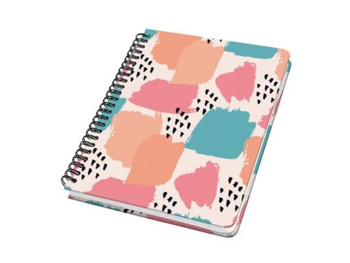 Sigel Notitieboek Jolie Inspire A5 spiraal Brush Marks.           Punt-gelijnd. 120pagina's, 100grams papier. Hardcover