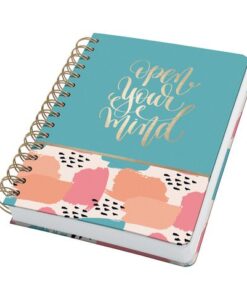 Sigel Notitieboek Jolie Inspire A5 spiraal Brush Marks.           Punt-gelijnd. 240pagina's, 120grams papier. Hardcover