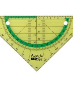 Geodriehoek Aristo GEOflex 14cm flexibel Neon groen