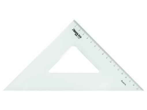 Driehoek Aristo 25cm 45° GeoCollege