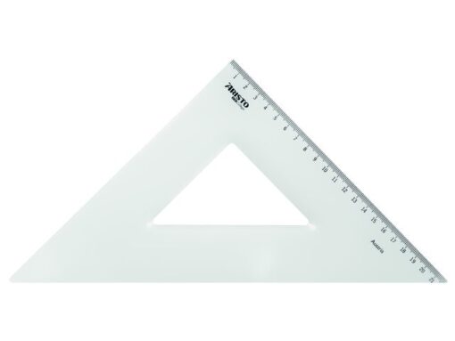 Driehoek Aristo 30cm 45° GeoCollege