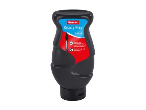 Verf Aristo Ready Mix 500ml zwart