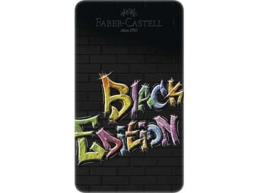 Faber Castell Kleurpotlood Faber-Castell Black Edition 12 stuks in        bliketui
