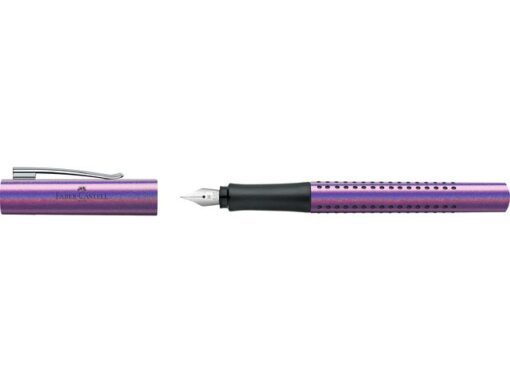 Faber Castell Vulpen Faber-Castell Grip Glam M paars