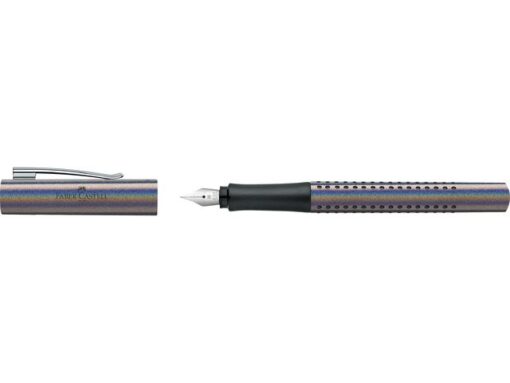 Faber Castell Vulpen Faber-Castell Grip Glam M zilver