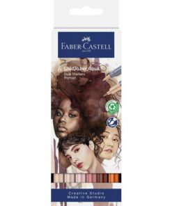 Faber Castell Duo aquarelmarker Faber-Castell Goldfaber etui 6 stuks Portrait