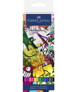 Faber Castell Duo aquarelmarker Faber-Castell Goldfaber etui 6 stuks      Graffiti