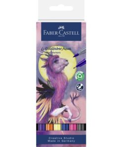 Faber Castell Duo aquarelmarker Faber-Castell Goldfaber etui 6 stuks Fantasy
