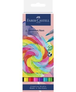 Faber Castell Duo aquarelmarker Faber-Castell Goldfaber etui 6 stuks      Candy shop