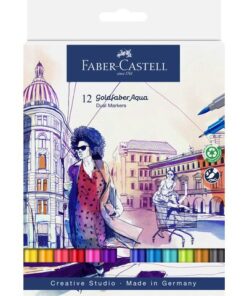 Faber Castell Duo aquarelmarker Faber-Castell Goldfaber etui 12 stuks