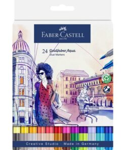 Faber Castell Duo aquarelmarker Faber-Castell Goldfaber etui 24 stuks