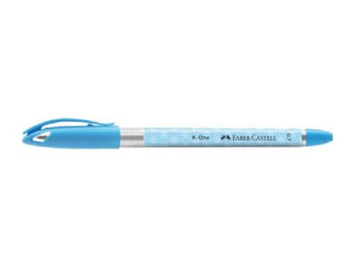 Faber Castell Balpen Faber-Castell K-One 0.7 blauw doos 10 stuks