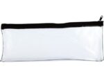 Kangaro KTC Etui Kangaro transparant 125x330mm zwarte rits
