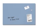 Glas-magneetbord Sigel Artverum mat pastelblauw.            600x400x15mm
