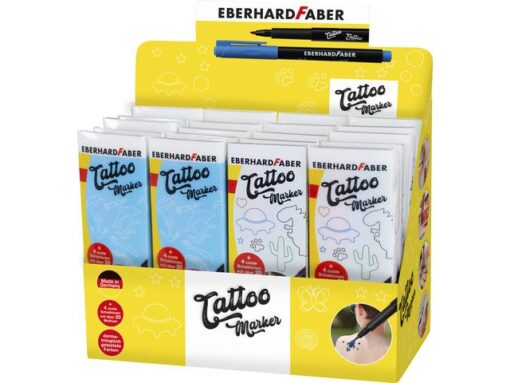 Tattoo stiften Eberhard Faber Beach 10x en Kids 10x in      display