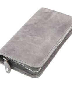 Etui Alassio hunterleer grijs 17x8x2,5cm