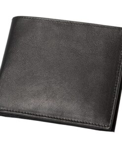 Portefeuille Alassio 10x12x2cm Leer zwart