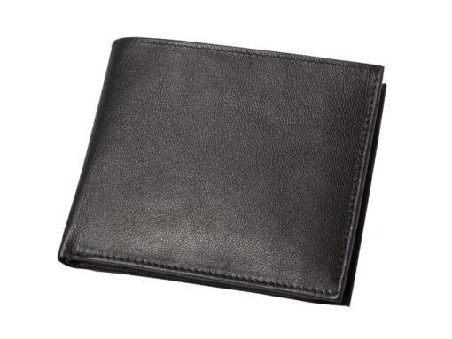 Portefeuille Alassio 10x12x2cm Leer zwart