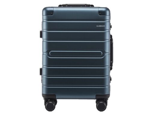 Koffer Alumaxx GRAVITY 55x37x20cm Blauw Aluminium 4 wielen