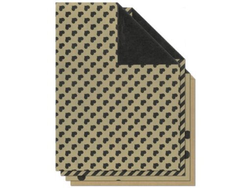 Kangaro KTC Cadeaupapier Kangaro kraft 4 dessins assorti, 70 x 200 cm,  60 rol.
