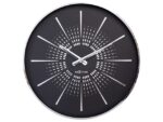 Stille wandklok - 40cm- Zwart - Metaal -NeXtime "Excentric"