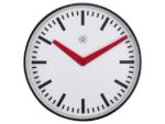 Stationsklok - 25.5cm - Stille wandklok - Wit - nXt by      NeXtime - "Newcastle"