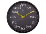 Reken wandkllok - 30cm -Stille klok- Rekenformule design -  nXt by NeXtime - "Maths"
