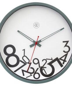 Stille wandklok - 30cm - nXt by NeXtime - Dropped nummers