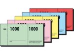 Nummerblok Sigel assorti 10 blok a 100 vel 1 t/m 1000