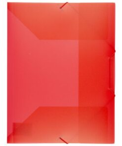 Kangaro KTC Elastomap Kangaro A4 PP transparant rood