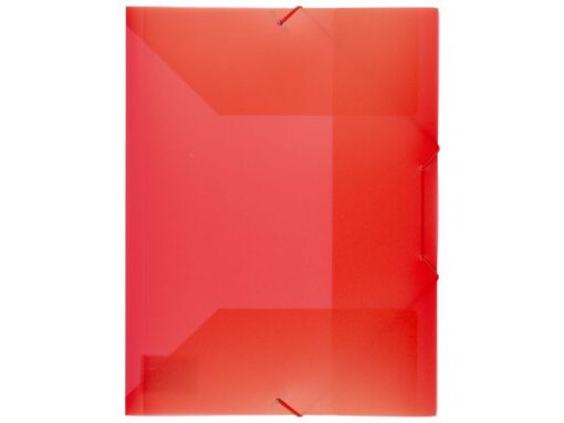 Kangaro KTC Elastomap Kangaro A4 PP transparant rood