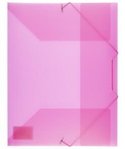 Kangaro KTC Elastomap Kangaro A4 PP transparant roze