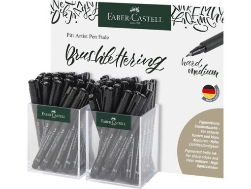 Faber Castell Tekenstift Faber-Castell Pitt Artist Pen Fude H/M 60st. Displ.