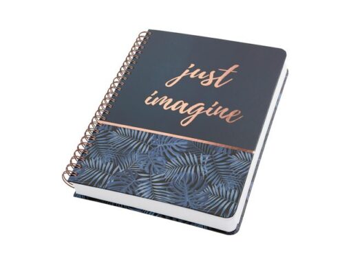 Sigel Notitieboek Jolie Inspire A5 spiraal Mystic Jungle.         Punt-gelijnd. 240pagina's , 120grams papier. Hardcover