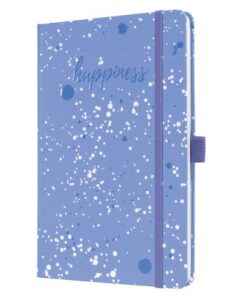 Sigel Notitieboek Jolie A5 Violet Happiness HC, 174pag gelinieerd.