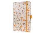 Sigel Notitieboek Jolie A5 Bloom Yellow HC, 174pag gelinieerd.