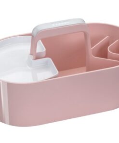 Toolbox Loft Han mobiele organiser flamingo roze 4 vakken   met uitneembaar plateau flamingo roze.