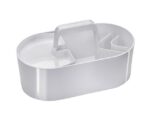 Toolbox Loft Han mobiele organiser sneeuw wit 4 vakken met uitneembaar plateau sneeuw wit