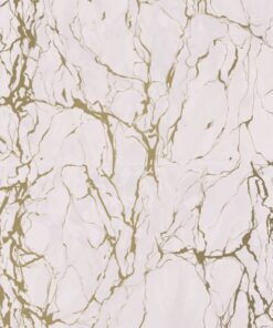 Kangaro KTC Toonbankrol Kangaro papier marmer gold 80 grams, 50cm       breed, 200 meter