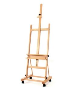 Schildersezel Kangaro Profi Studio type Ezel H tot 120cm    doek met wieltje en accessoire tray