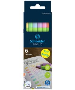 Fineliner Schneider Line-Up Pastel 0,4mm 5+1 gratis assorti