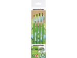 Penselenset Eberhard Faber Green Winner 4st. Fijn 0,1,2 en  4, synthetisch haar en handvat