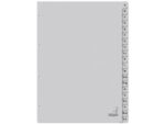 Kangaro KTC Tabblad ECO Kangaro A4 letters 180 grams grijs karton       4-gaats 20-delig