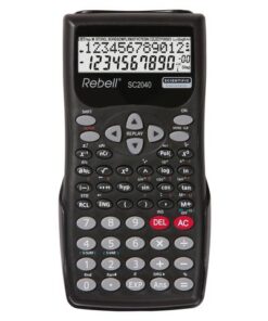 Calculator Rebell-SC2040-BX zwart wetenschappelijk