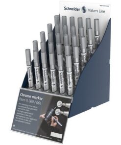 Chrome marker Schneider Paint-it 060/061 SIS display 30     stuks 0.8 en 2mm Engels