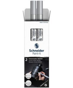 Chrome marker Schneider Paint-it 060/061 etui 2stuks 0.8 en 2 mm