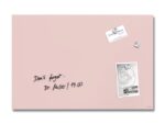 Glas-magneetbord Sigel Artverum mat rosé. 600x400x15mm