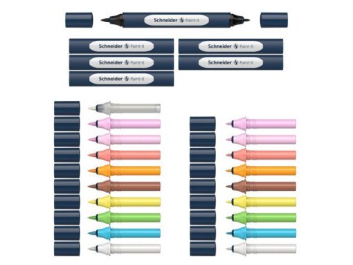 Twinmarker Schneider set Paint-it 040 27 stuks ass. kleur