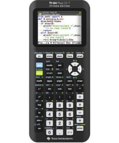 Texas Instruments Graphing calculator 84PLCET PY Python Edition